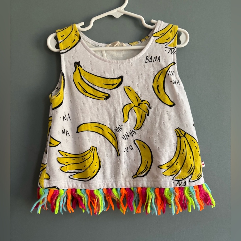 Banana top with fluorescent front - Appaman size 5